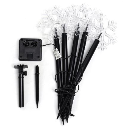 Aigostar - LED Napelemes Karácsonyi lámpa LED/0,054W/1,2V 1m 800 mAh IP65 hideg fehér