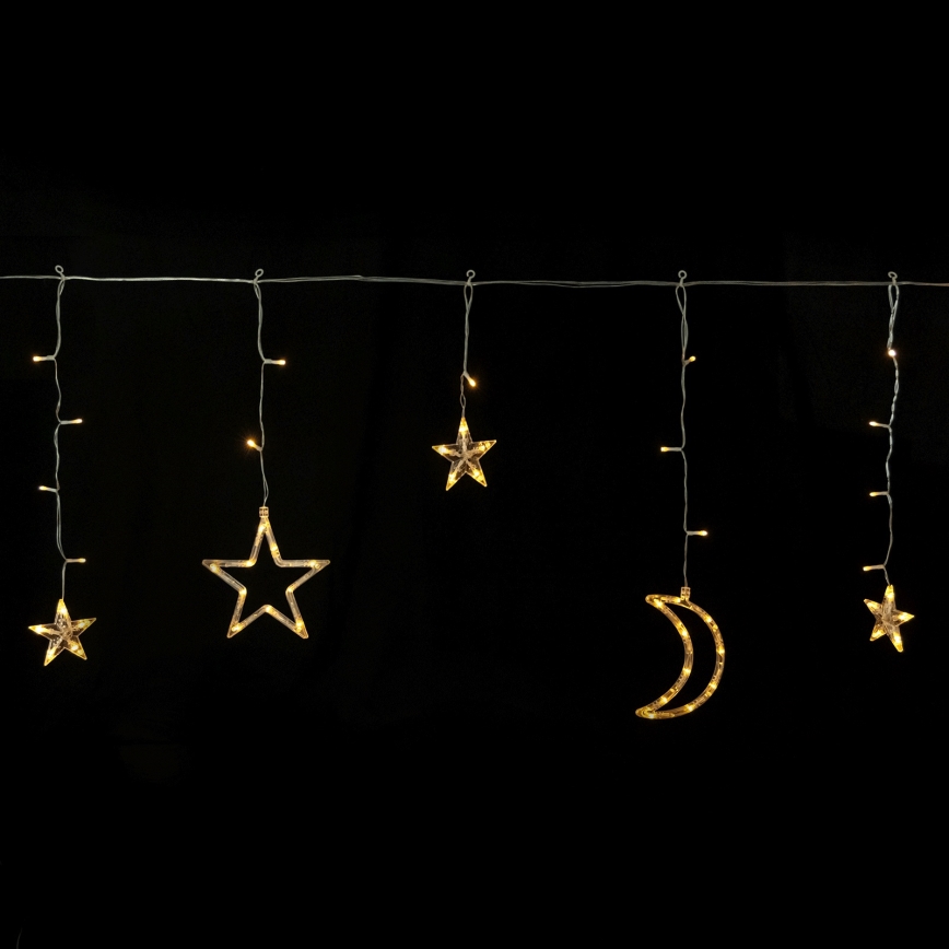Aigostar - LED napelemes karácsonyi fényfüzér 120xLED/8 funkció 3x0,6m 500 mAh IP65 meleg fehér