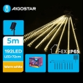 Aigostar - LED napelemes karácsonyi fényfüzér 192xLED/8m IP65 1200 mAh meleg fehér