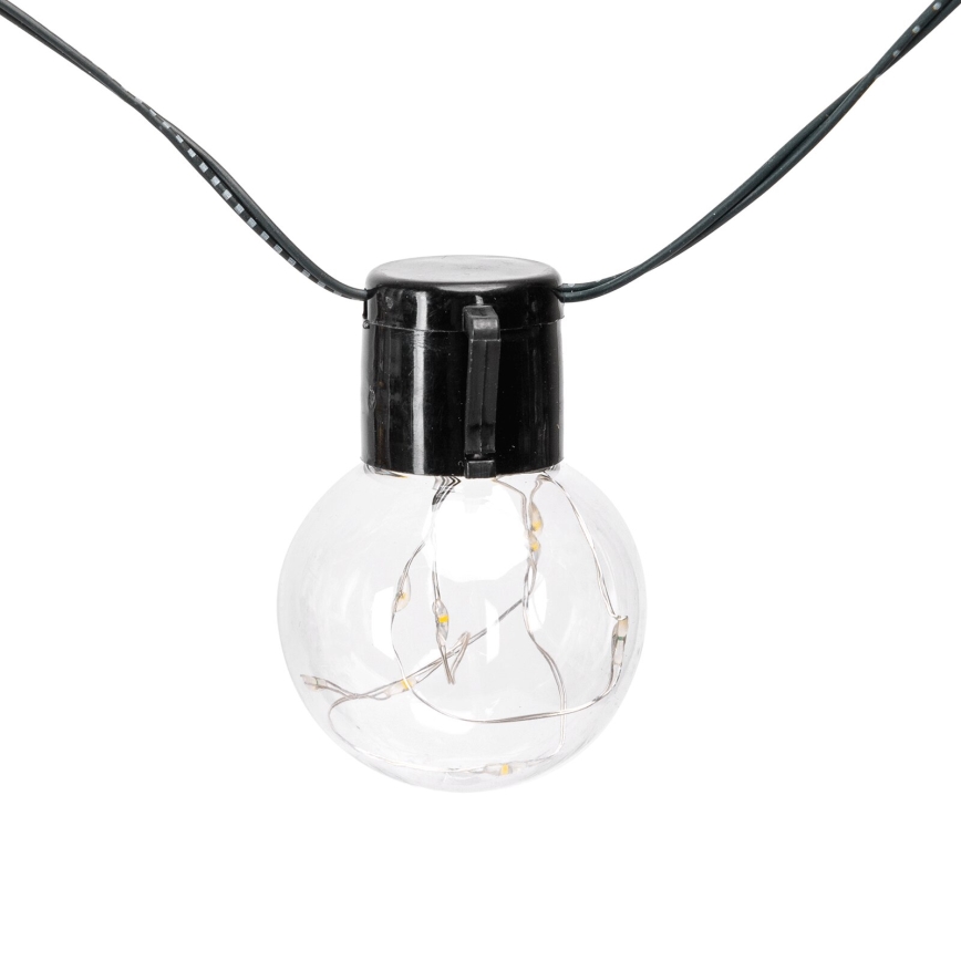 Aigostar - LED napelemes karácsonyi fényfüzér 20xLED/8 funkció 11,5m IP65 színes