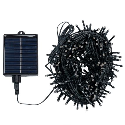Aigostar - LED napelemes karácsonyi fényfüzér 300xLED/8 üzemmód 32m IP65 meleg fehér 1200 mAh