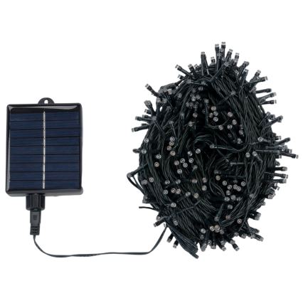 Aigostar - LED napelemes karácsonyi fényfüzér 500xLED/8 féle világítási mód 52m IP65 meleg fehér 1200 mAh
