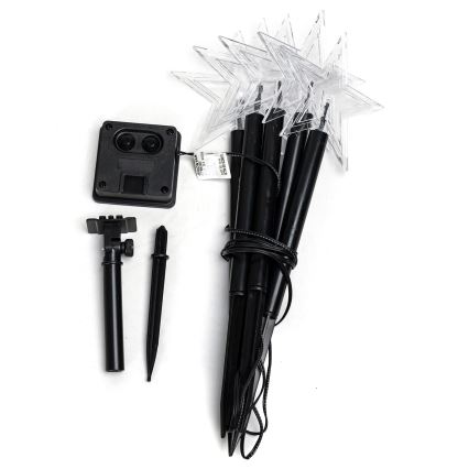 Aigostar - LED napelemes karácsonyi lámpa LED/0,054W/1,2V 1m IP65 800 mAh hideg fehér