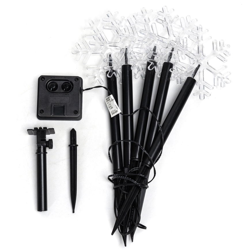 Aigostar - LED napelemes karácsonyi lámpa LED/0,054W/1,2V 1m IP65 meleg fehér