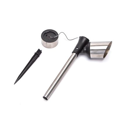 Aigostar - LED Napelemes lámpa LED/0,006W/1,2V 37,5cm matt króm 40 mAh 6500K IP44