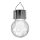 Aigostar - LED napelemes lámpa LED/0,006W/1,2V matt króm 6500K 100 mAh IP44