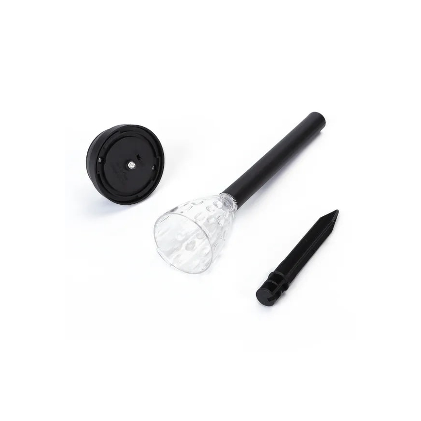 Aigostar - LED Napelemes lámpa LED/0,06W/2V 33,5 cm 6500K IP44 100 mAh fekete