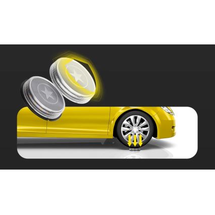 Aigostar - LED Napelemes lámpa LED/0,6W/5,5V 24,5 cm 500 mAh 3200K IP66 fekete