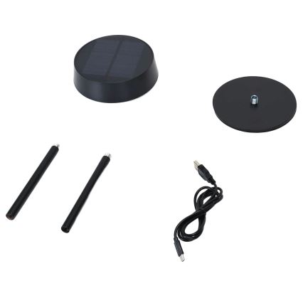 Aigostar - LED napelemes lámpa LED/2,4W/5V IP44 1800 mAh