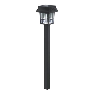 Aigostar - LED napelemes lámpa LED/2V 6500K IP44 40 mAh fekete