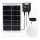 Aigostar - LED napelemes lámpa LED/70W/12V 6000 mAh 6500K IP65 átm. 20,5 cm + távirányító