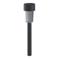 Aigostar - LED Napelemes lámpa szürkületérzékelővel LED/0,006W/1,2V 40 mAh 29,5 cm fekete 6500K IP44