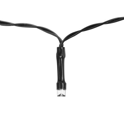 Aigostar - LED Napelemes lánc 100xLED/12m 300 mAh IP65 meleg fehér