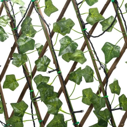 Aigostar - LED Napelemes lánc 102xLED/2x0,7m IP65 300 mAh meleg fehér ivy