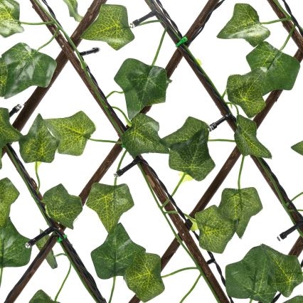 Aigostar - LED Napelemes lánc 56xLED/2x0,4m IP65 300 mAh meleg fehér borostyán