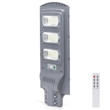 Aigostar - LED Napelemes utcai lámpa érzékelővel LED/150W/3,2V IP65 6500K + távirányítás