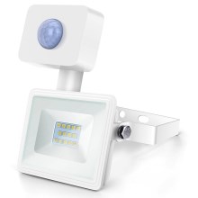 Aigostar - LED Reflektor érzékelővel LED/10W/230V 4000K IP65 fehér
