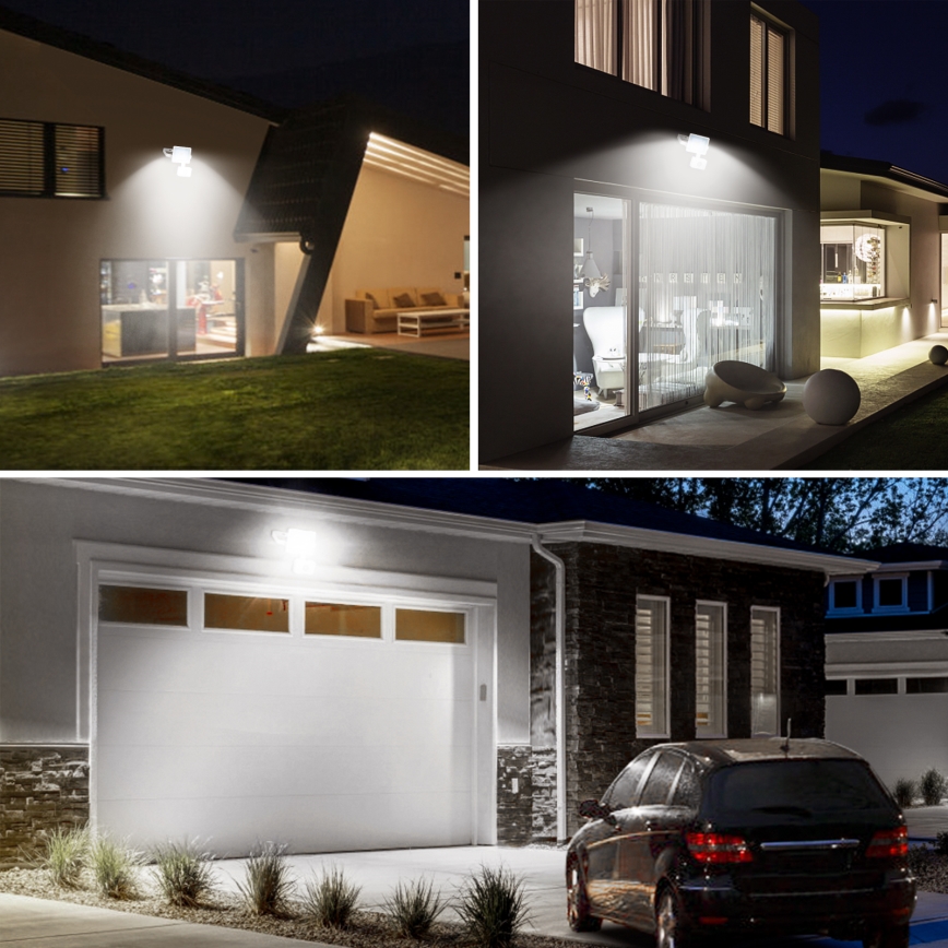 Aigostar - LED Reflektor érzékelővel LED/10W/230V 4000K IP65 fehér