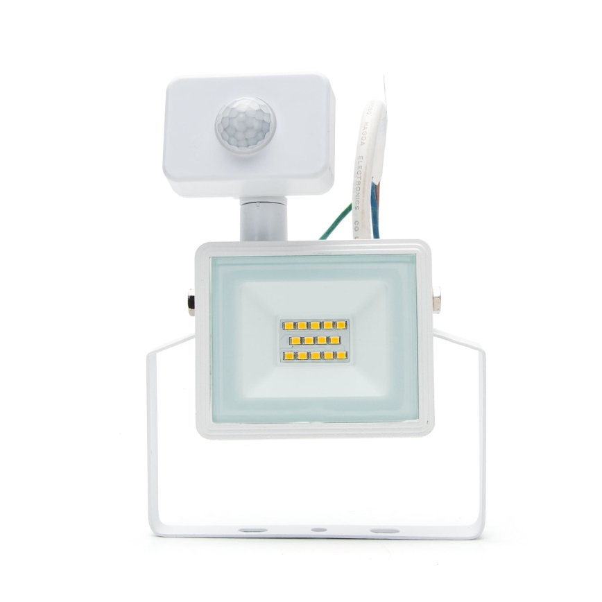 Aigostar - LED Reflektor érzékelővel LED/10W/230V 4000K IP65 fehér