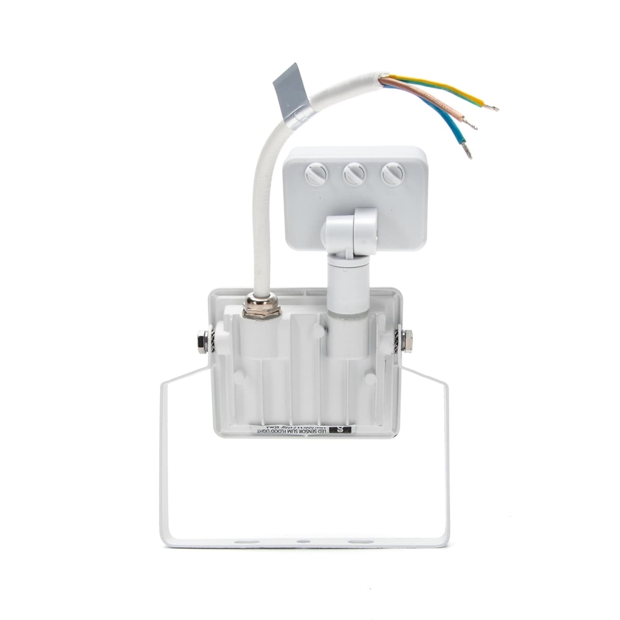 Aigostar - LED Reflektor érzékelővel LED/10W/230V 4000K IP65 fehér