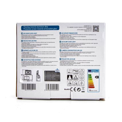 Aigostar - LED Reflektor érzékelővel LED/10W/230V 4000K IP65 fehér