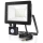 Aigostar - LED Reflektor érzékelővel LED/20W/230V 6400K IP65 fekete