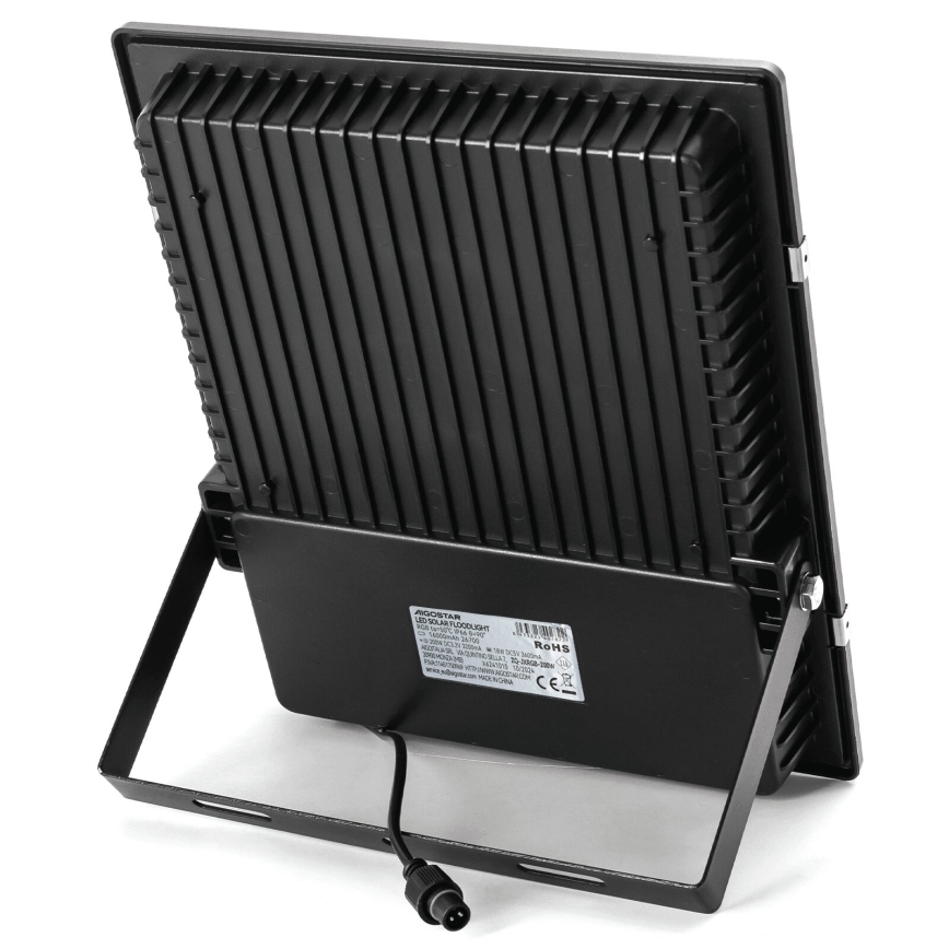 Aigostar - LED RGB állítható fényerejű napelemes reflektor LED/200W/3,2V IP66 16000 mAh + távirányító