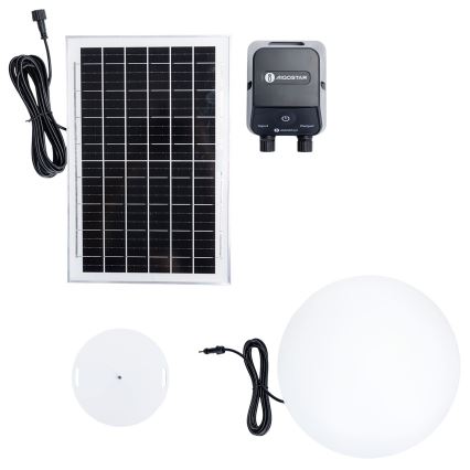 Aigostar - LED RGBW fényerőszabályozható kültéri lámpa MESH LED/35W/3,7V 4000mAh 2700-6500K IP65 átm. 50 cm + távirányító