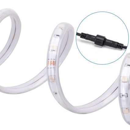 Aigostar - LED RGB állítható fényerejű napelemes szalag LED/20W/3,2V 20 m IP65 20000 mAh + távirányító