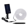 Aigostar - LED RGB fényerőszabályozható napelemes szalag LED/1,6W/3,2V 3+2m IP65 1800 mAh + távirányító