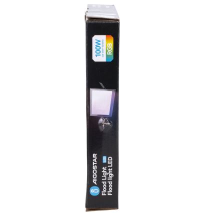 Aigostar - RGB dimmelhető LED reflektor LED/100W/230V IP65 + távirányító