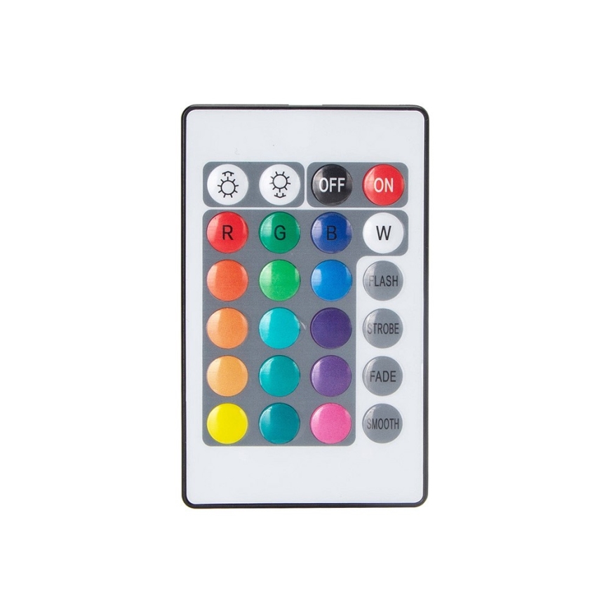 Aigostar - LED RGB fényerőszabályozható szalag 5m LED/24W/12/230V IP65 + távirányító