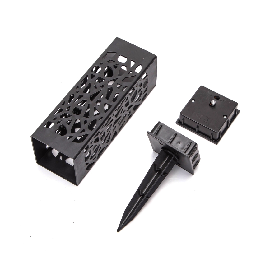 Aigostar - LED RGB napelemes lámpa LED/0,006W/1,2V 28,5 cm fekete IP44 100 mAh