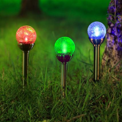 Aigostar - LED RGB napelemes lámpa LED/0,08W/2V IP44 200 mAh