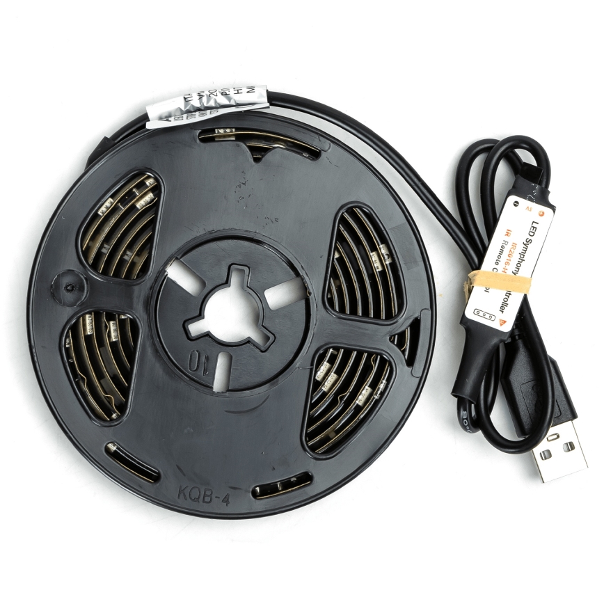 Aigostar - LED RGBIC fényerőszabályozható szalag 2 m LED/4,9 W/5 V + távirányító