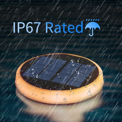 Aigostar - LED RGBIC Napelemes lámpa LED/0,6W/3,7V IP65 2000 mAh