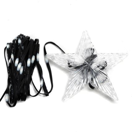 Aigostar - LED RGBICW okos kültéri fényfüzér MESH 50 LED 5 m IP44 + távirányító