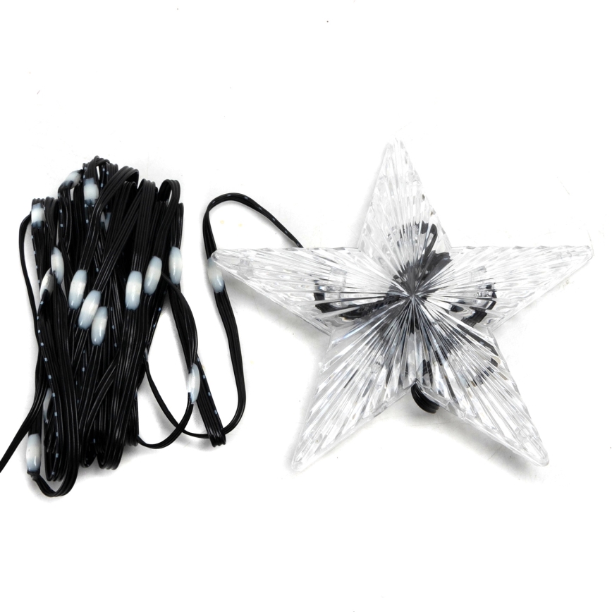 Aigostar - LED RGBICW okos kültéri karácsonyi fényfüzér MESH 50x LED 5 m IP44 + távirányító