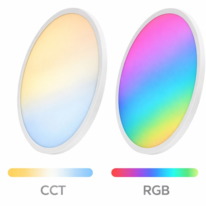 Aigostar - LED RGBW állítható fényerejű mennyezeti lámpa MESH LED/36W/230V 3000-6500K fehér + távirányító