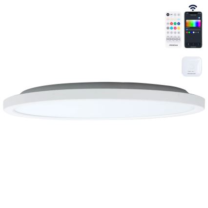 Aigostar - LED RGBW dimmelhető mennyezeti lámpa MESH LED/24W/230V 3000-6500K fehér + távirányító