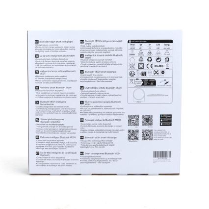 Aigostar - LED RGBW dimmelhető mennyezeti lámpa MESH LED/24W/230V 3000-6500K fehér + távirányító