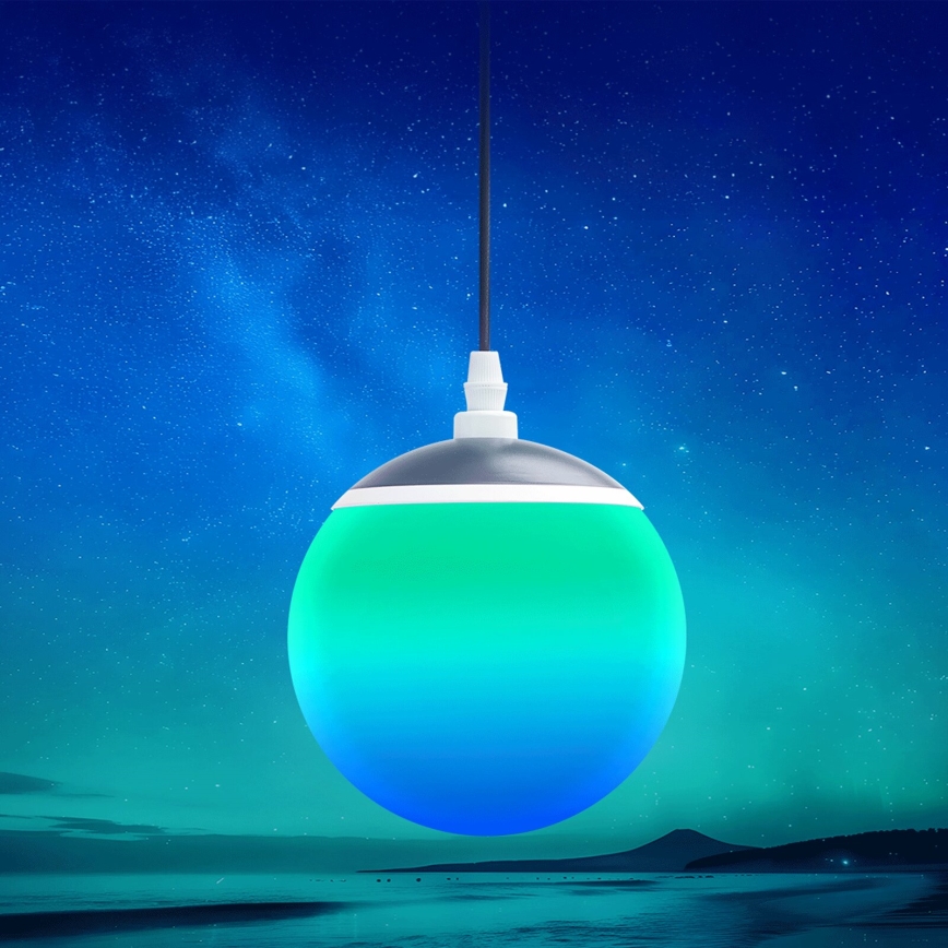 Aigostar - LED RGBW Dimmelhető csillár zsinóron MESH LED/8W/230V 2700-6500K fehér + távirányítás