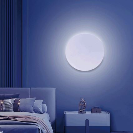 Aigostar - LED RGBW Dimmelhető fali lámpa MESH Smart LED/12W/230V 2700-6500K fehér + távirányítás