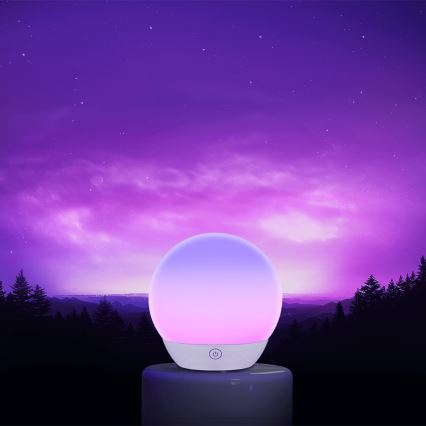 Aigostar - RGBW LED, fényerőszabályozható asztali lámpa, LED/5,5W/5V, Wi-Fi + távirányító