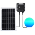 Aigostar - LED RGBW fényerőszabályozható kültéri lámpa MESH LED/35W/3,7V 4000mAh 2700-6500K IP65 átm. 30 cm + távirányító