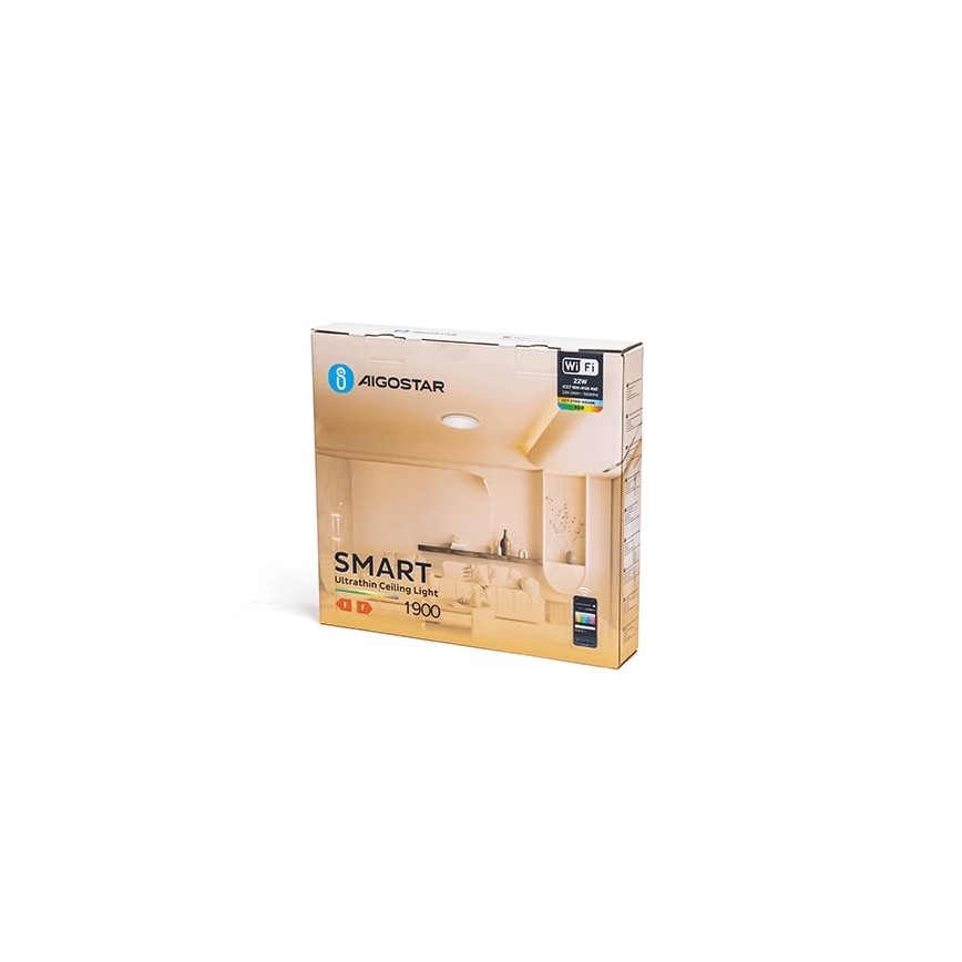 Aigostar - LED RGBW Dimmelhető mennyezeti lámpa LED/22W/230V 2700-6500K Wi-Fi