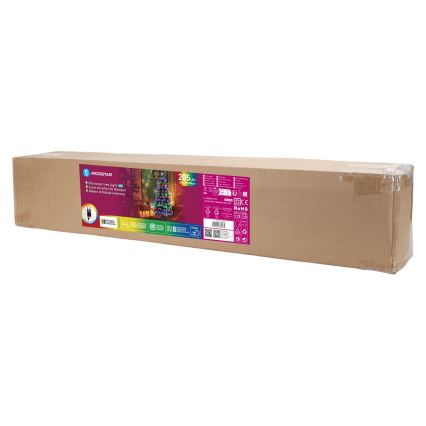 Aigostar - LED kültéri karácsonyfa 205xLED/8 funkciós 1,8 m IP44 többszínű