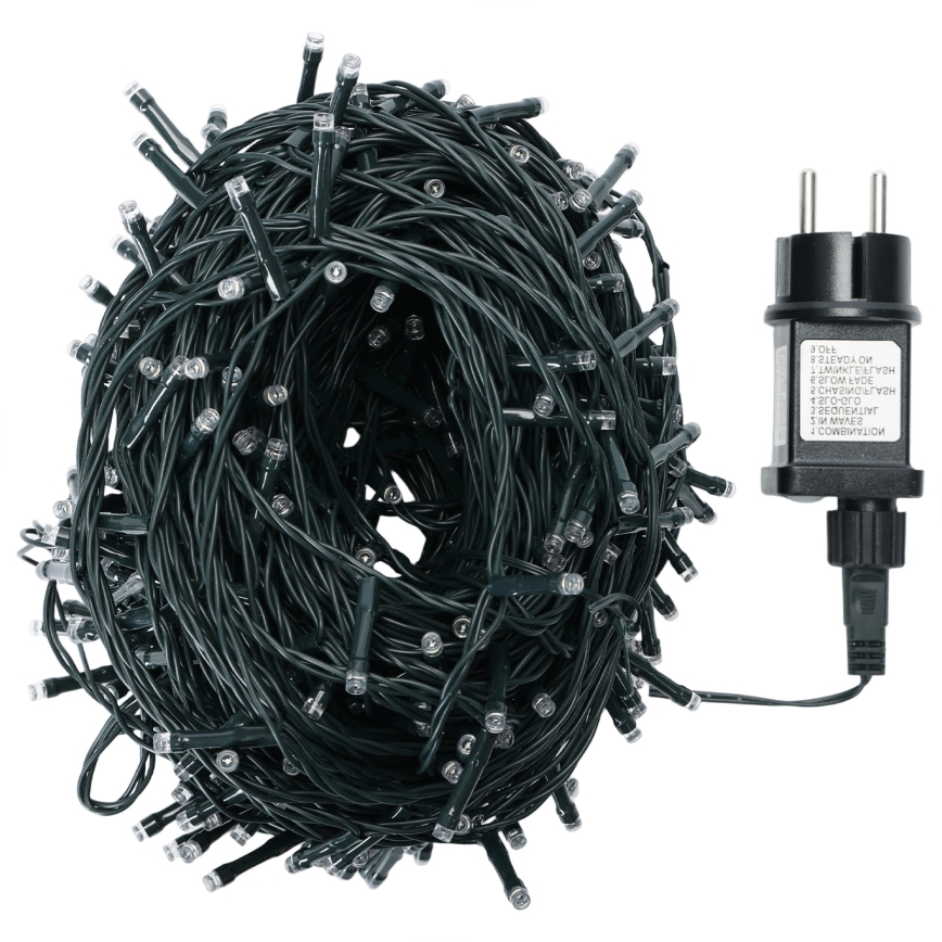 Aigostar - LED kültéri karácsonyi fényfüzér, 300 LED, 30 m, IP44, többszínű