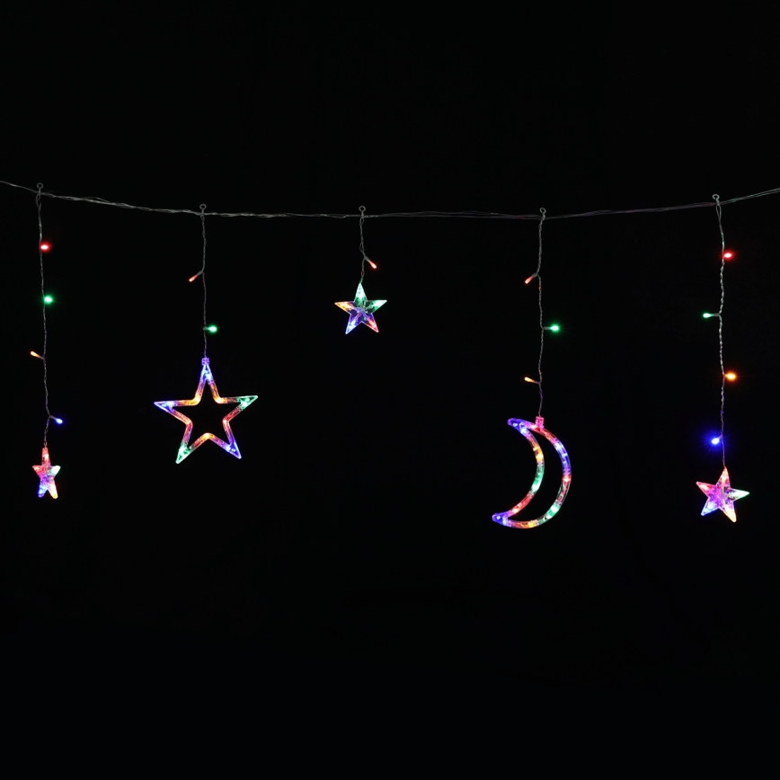 Aigostar - LED napelemes  füzér 120xLED/8 funkció 3x0,6 m 500 mAh IP65 többszínű