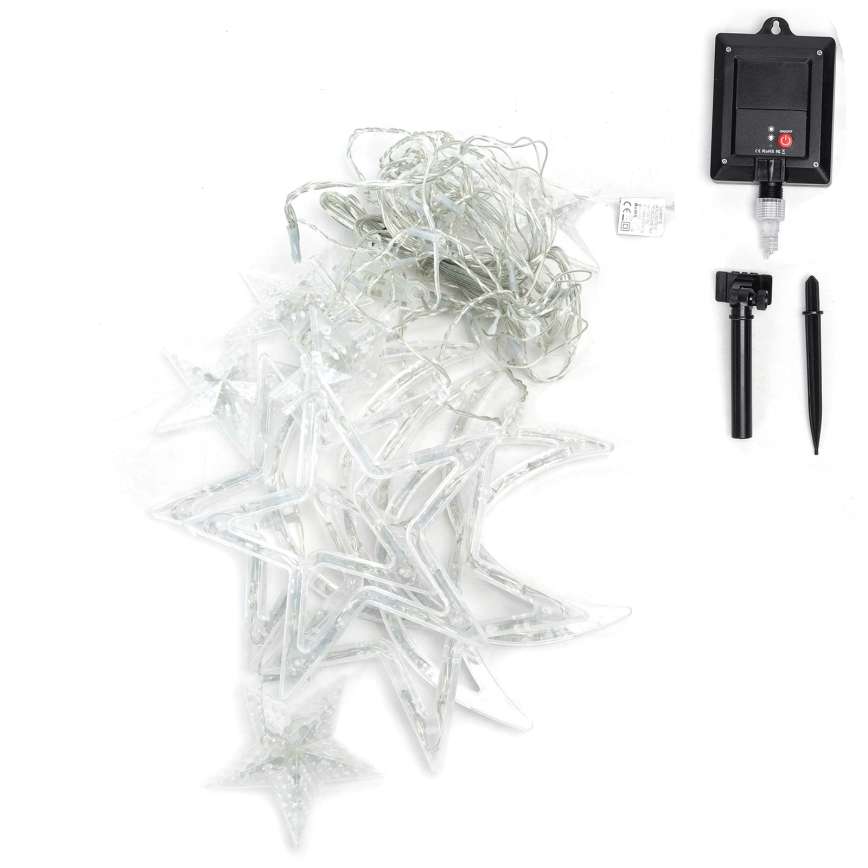 Aigostar - LED napelemes  füzér 120xLED/8 funkció 3x0,6 m 500 mAh IP65 többszínű